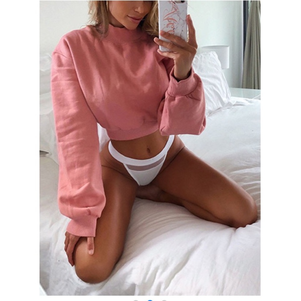 Pink cozy & warm sweater